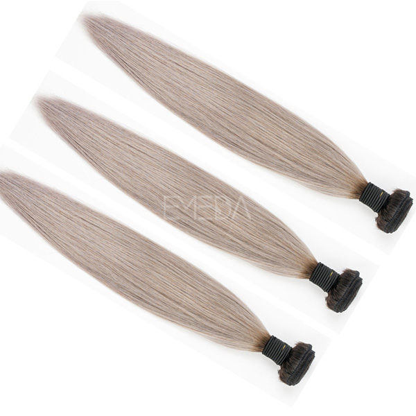 New Arrival brazilian ombre 1b grey hair weaving straight hair CX028